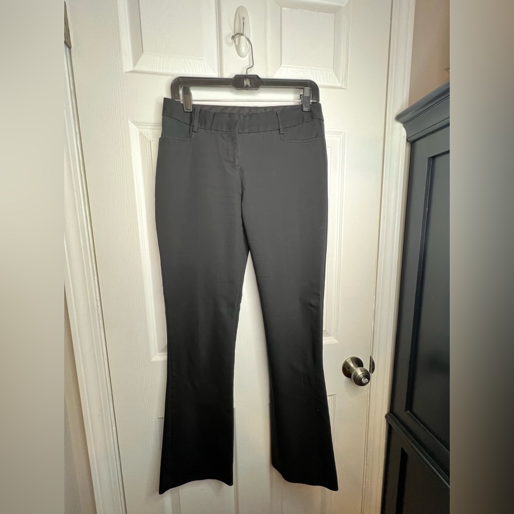 Express Women’s 4 Reg Solid Black Bootcut Twill T… - image 10